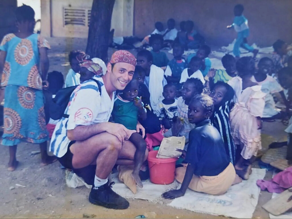 viaje con grupo de niños