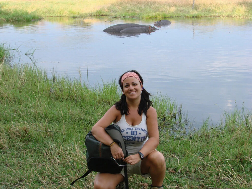 Imagen con hipopotamos